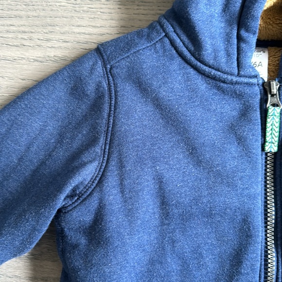 Carter’s KID Boys Fleece Hoodie Size 6/6A - Picture 4 of 7